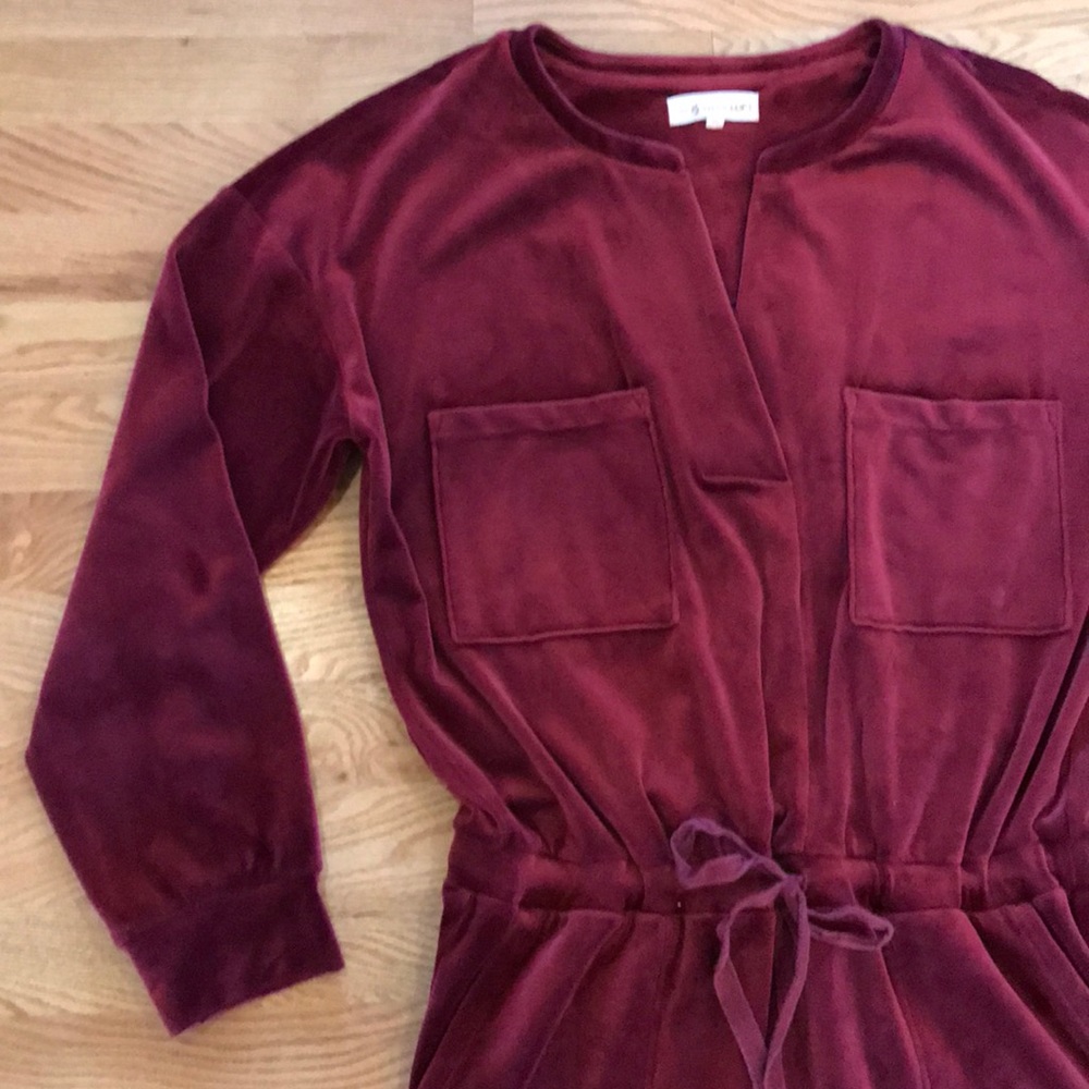 Velour jumpsuit